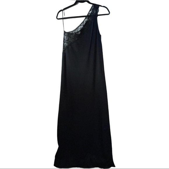 Formfit Vintage One Shoulder Maxi Night Gown Slip - Picture 1 of 7